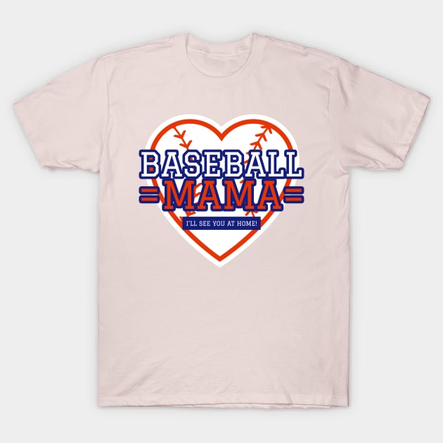 Baseball Mom T-Shirt by GaroStudioFL